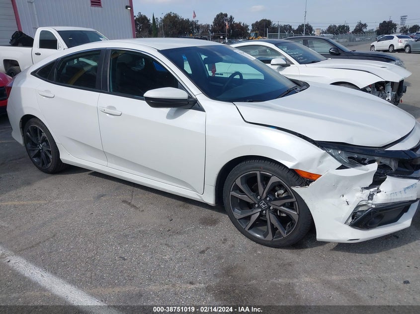 VIN 2HGFC2F87MH525313 2021 HONDA CIVIC SPORT