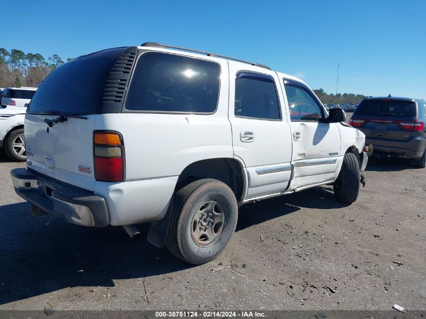 2004 GMC Yukon Sle VIN: 1GKEK13VX4R166612 Lot: 38751124