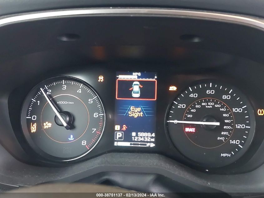 VIN JF2GTADC9J8254892 2018 SUBARU CROSSTREK 2.0I PREMIUM