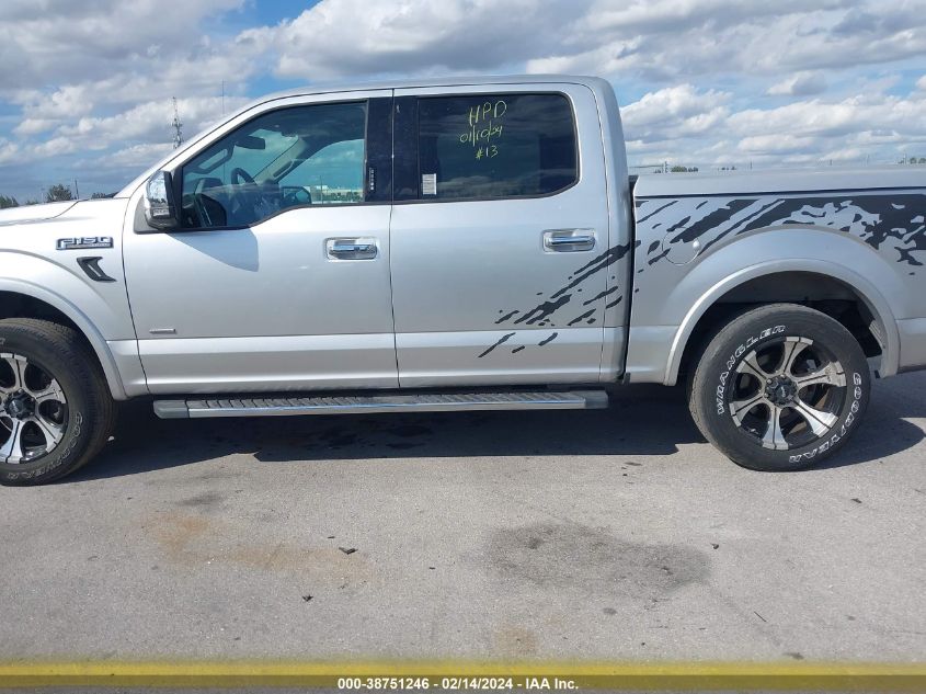 1FTEW1CP2FKD93919 2015 Ford F-150 Lariat