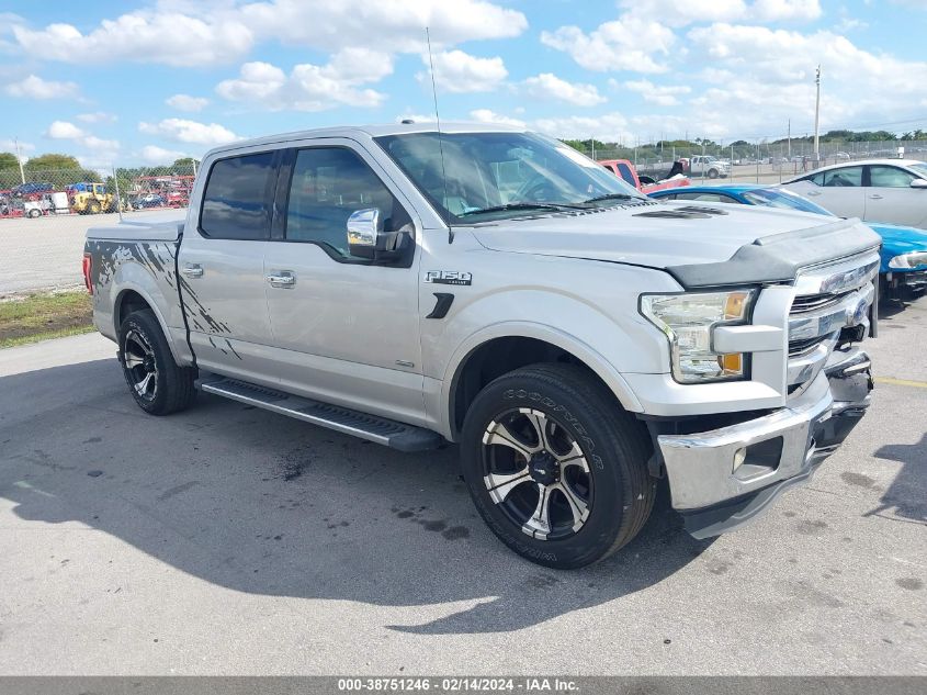 2015 FORD F-150 LARIAT - 1FTEW1CP2FKD93919