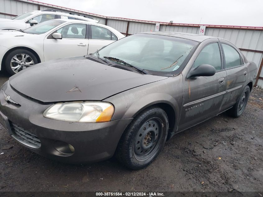 2001 Chrysler Sebring Lxi VIN: 1C3EL56U11N593851 Lot: 38751584