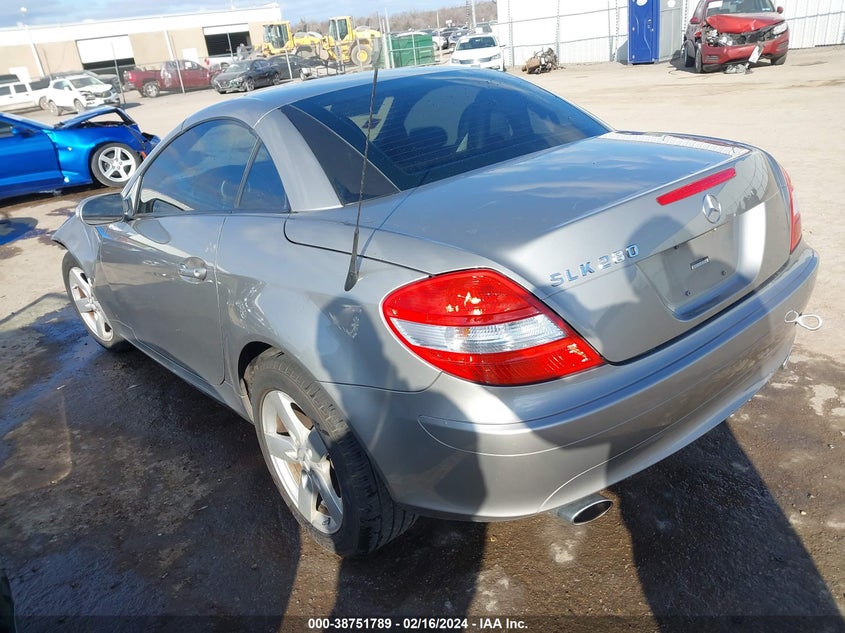 2007 Mercedes-Benz Slk 280 VIN: WDBWK54F97F166376 Lot: 38751789