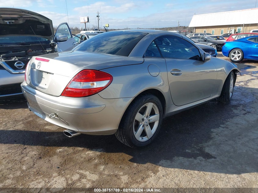 2007 Mercedes-Benz Slk 280 VIN: WDBWK54F97F166376 Lot: 38751789