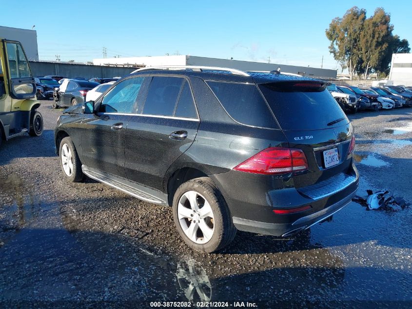 2017 Mercedes-Benz Gle 350 VIN: 4JGDA5JB4HA846659 Lot: 38752082