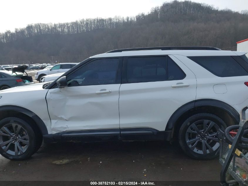 2021 Ford Explorer Xlt VIN: 1FMSK8DH6MGB00727 Lot: 38982205