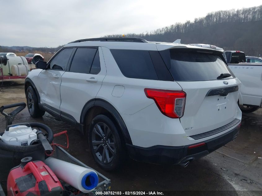 2021 Ford Explorer Xlt VIN: 1FMSK8DH6MGB00727 Lot: 38982205