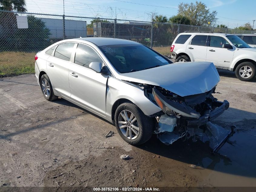 2015 Hyundai Sonata Se VIN: 5NPE24AF3FH105699 Lot: 38752106