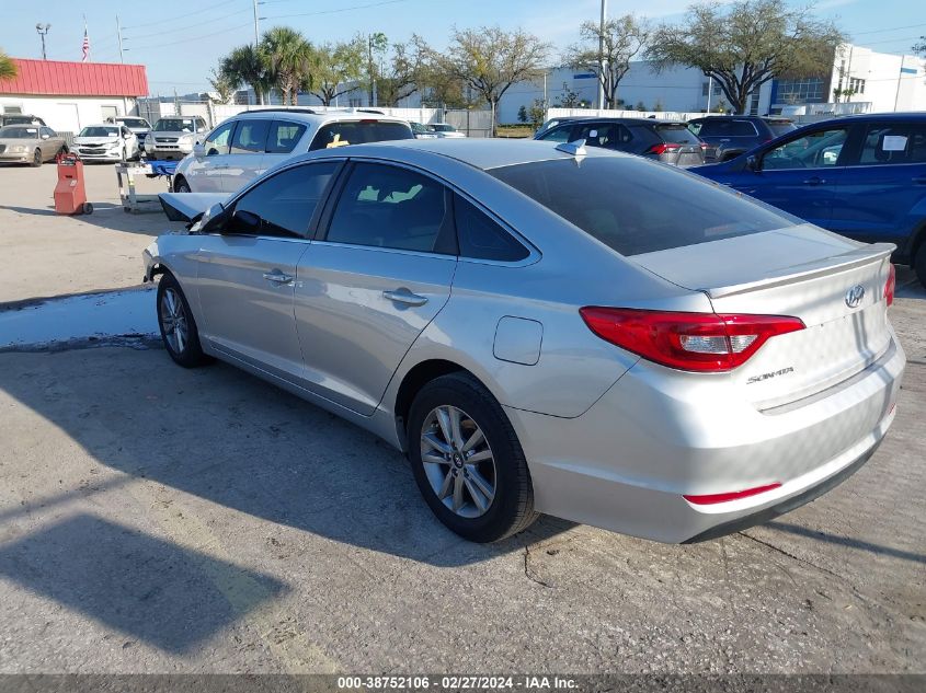 2015 Hyundai Sonata Se VIN: 5NPE24AF3FH105699 Lot: 38752106