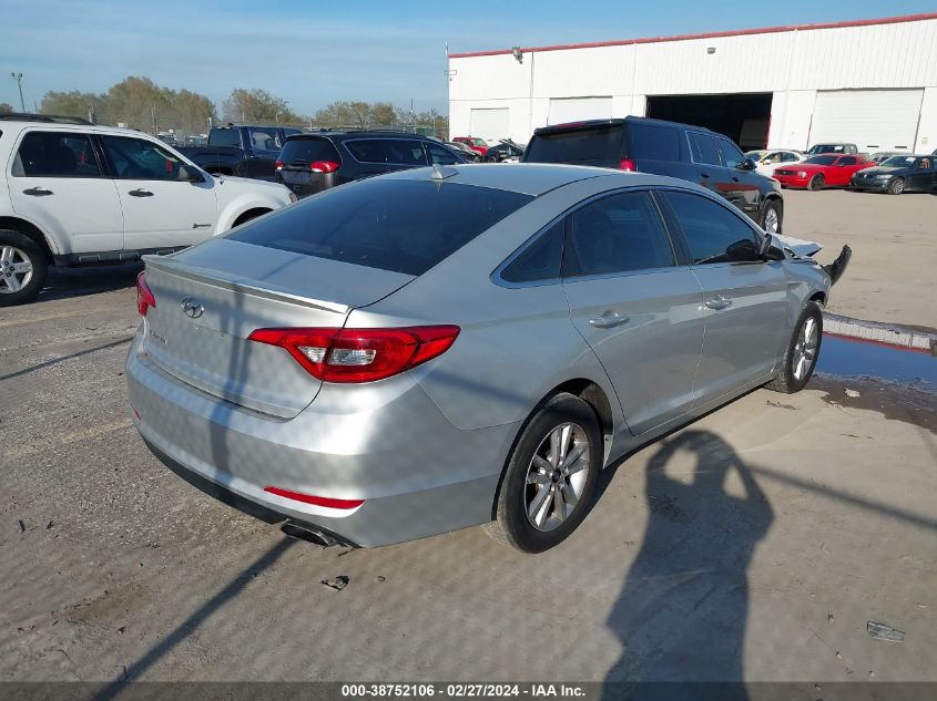 2015 Hyundai Sonata Se VIN: 5NPE24AF3FH105699 Lot: 38752106