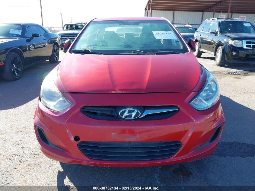 2013 Hyundai Accent Gls VIN: KMHCT4AEXDU560947 Lot: 38752134