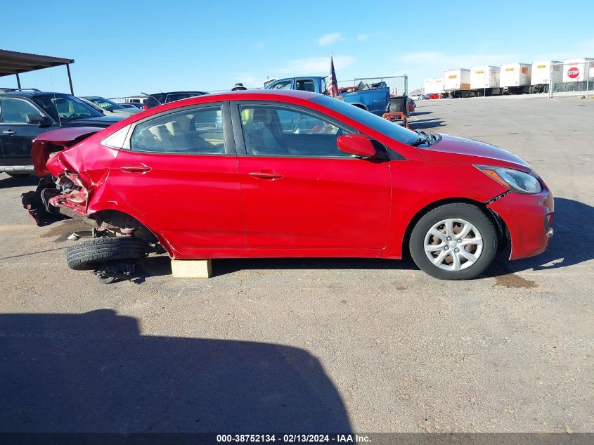 2013 Hyundai Accent Gls VIN: KMHCT4AEXDU560947 Lot: 38752134