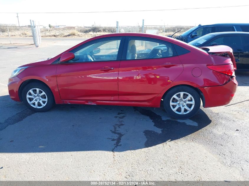 2013 Hyundai Accent Gls VIN: KMHCT4AEXDU560947 Lot: 38752134