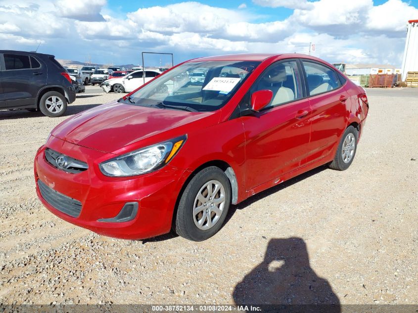 2013 Hyundai Accent Gls VIN: KMHCT4AEXDU560947 Lot: 38752134