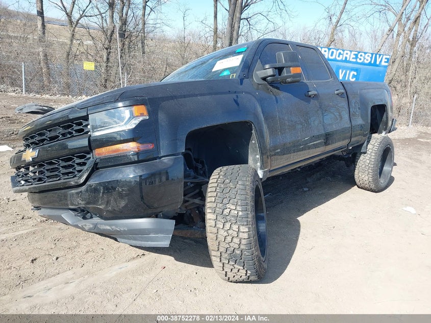 2017 CHEVROLET SILVERADO 1500 K1500 CUSTOM - 1GCVKPEC2HZ188961