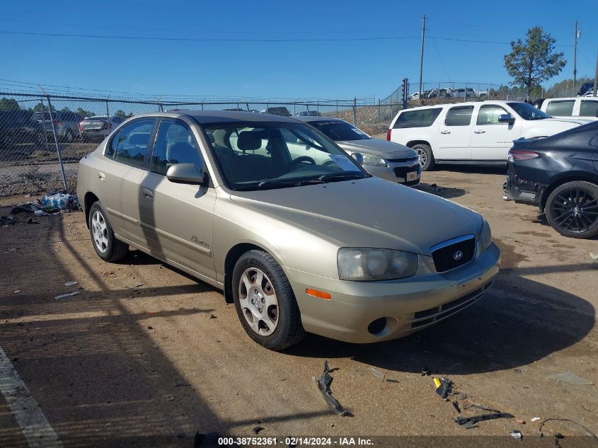 2001 Hyundai Elantra Gls VIN: KMHDN45D81U155522 Lot: 38752361