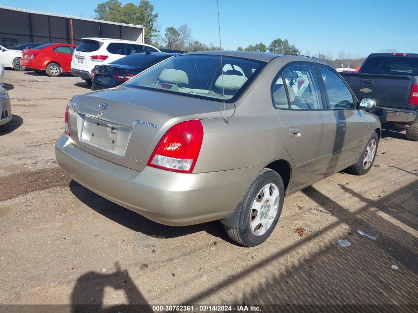 2001 Hyundai Elantra Gls VIN: KMHDN45D81U155522 Lot: 38752361