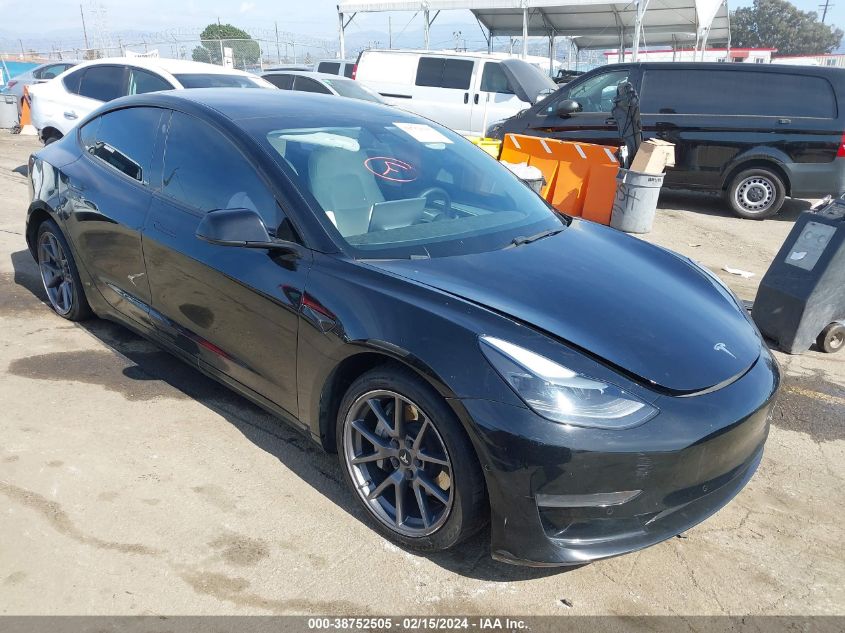 2021 TESLA MODEL 3 STANDARD RANGE PLUS REAR-WHEEL DRIVE - 5YJ3E1EAXMF987350