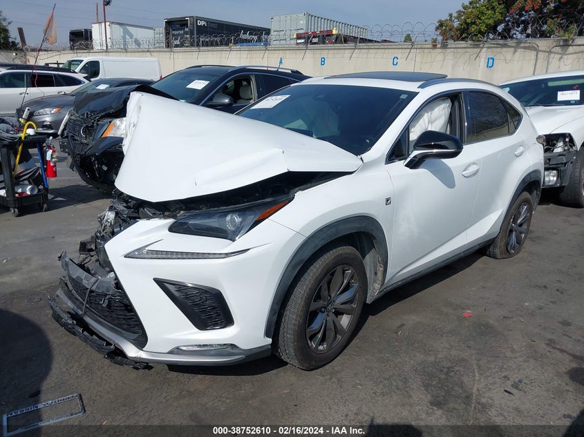 VIN JTJSARBZ1L5010692 2020 LEXUS NX 300 F SPORT