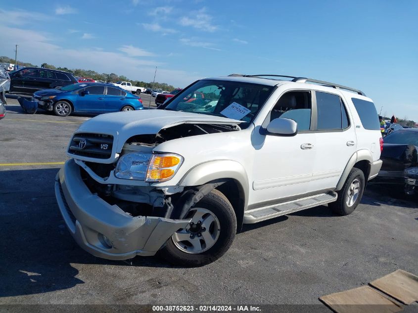 2004 Toyota Sequoia Sr5 V8 VIN: 5TDZT34A34S216057 Lot: 38752623