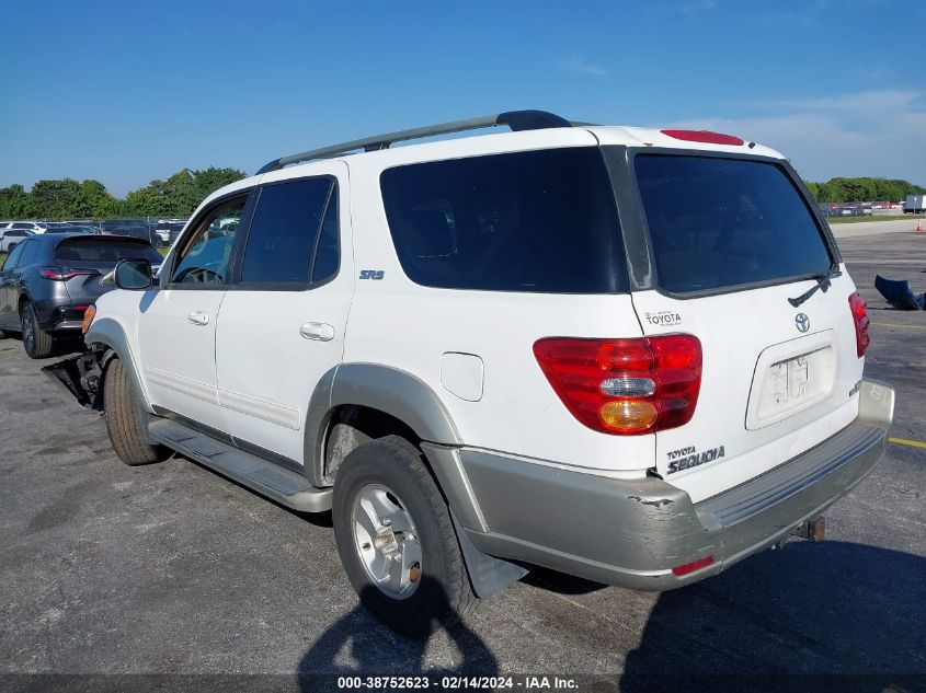 2004 Toyota Sequoia Sr5 V8 VIN: 5TDZT34A34S216057 Lot: 38752623