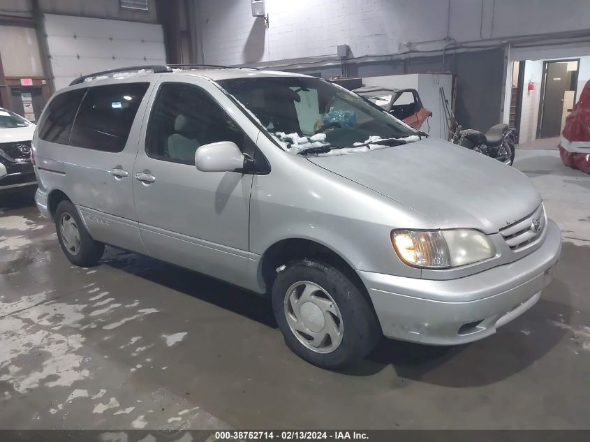 2002 Toyota Sienna Le VIN: 4T3ZF13C72U502410 Lot: 38752714