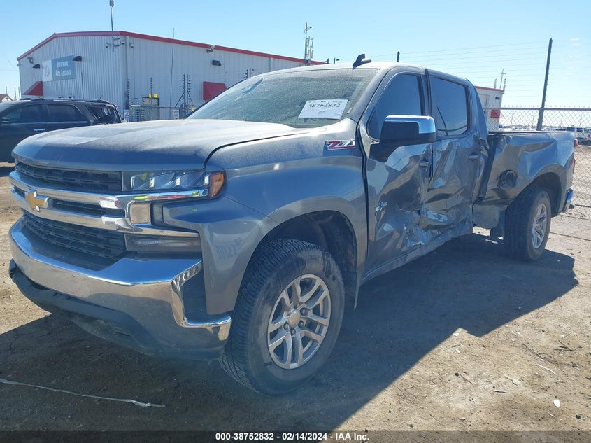 2020 CHEVROLET SILVERADO 1500 4WD  SHORT BED LT - 3GCUYDEDXLG212501