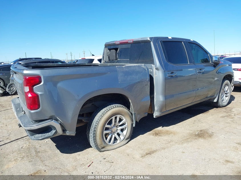 2020 CHEVROLET SILVERADO 1500 4WD  SHORT BED LT - 3GCUYDEDXLG212501