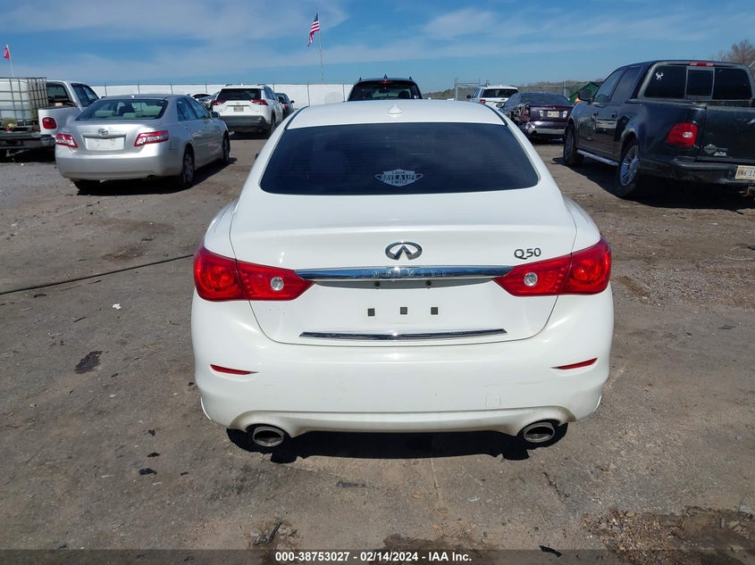 2014 INFINITI Q50 PREMIUM/SPORT - JN1BV7AP4EM690434