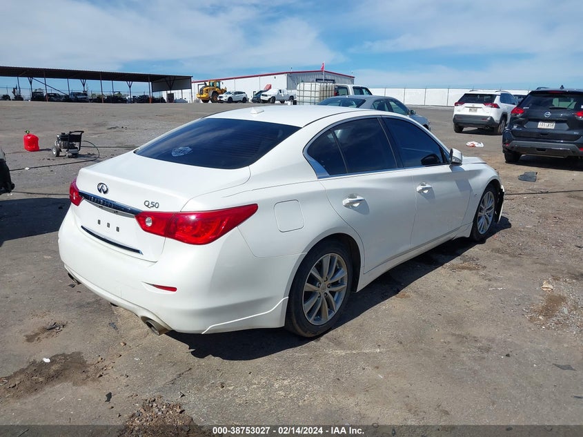 2014 INFINITI Q50 PREMIUM/SPORT - JN1BV7AP4EM690434