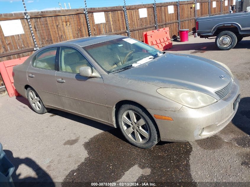 2005 Lexus Es 330 VIN: JTHBA30G555102519 Lot: 38753029