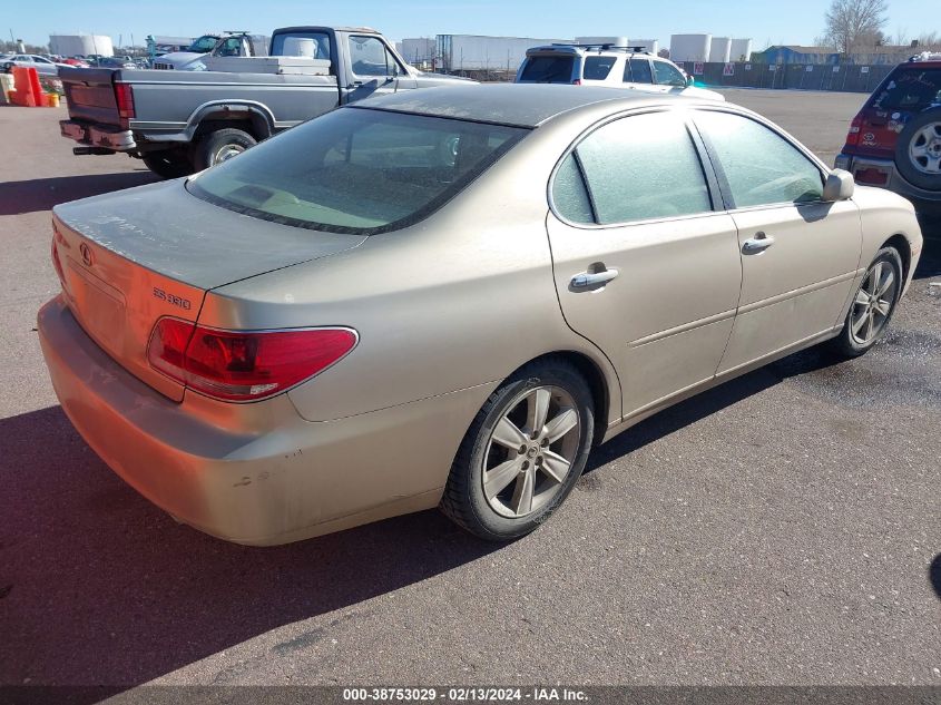 2005 Lexus Es 330 VIN: JTHBA30G555102519 Lot: 38753029