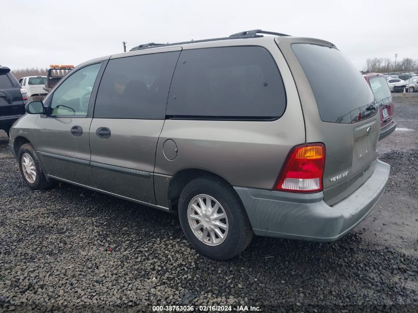2000 Ford Windstar Lx VIN: 2FMDA5144YBA54288 Lot: 38753036