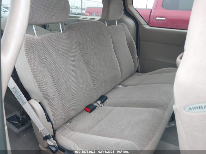 2000 Ford Windstar Lx VIN: 2FMDA5144YBA54288 Lot: 38753036