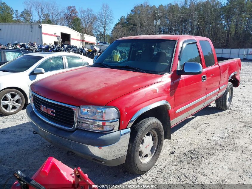 1999 GMC Sierra 1500 Sle VIN: 1GTEK19T6XE503015 Lot: 38753342