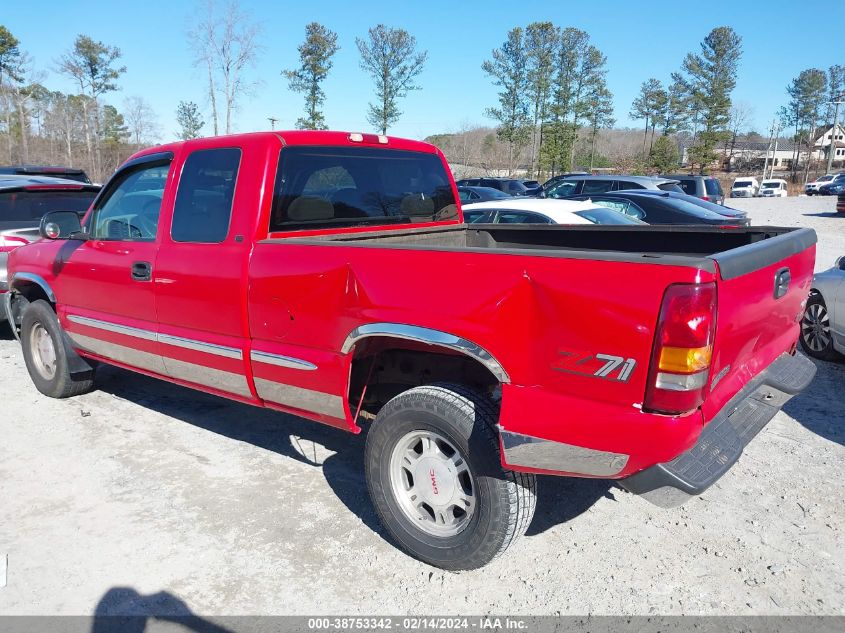 1999 GMC Sierra 1500 Sle VIN: 1GTEK19T6XE503015 Lot: 38753342