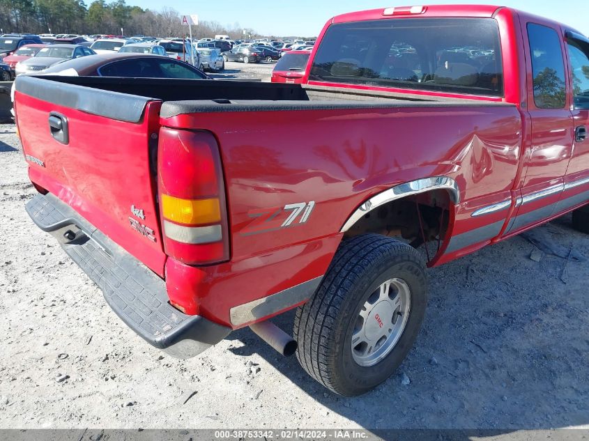 1999 GMC Sierra 1500 Sle VIN: 1GTEK19T6XE503015 Lot: 38753342