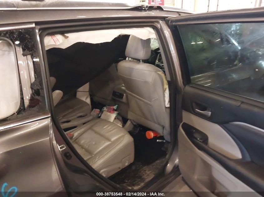 VIN 5TDDZRFH6HS457946 2017 TOYOTA HIGHLANDER LIMITED/LTD PLATINUM