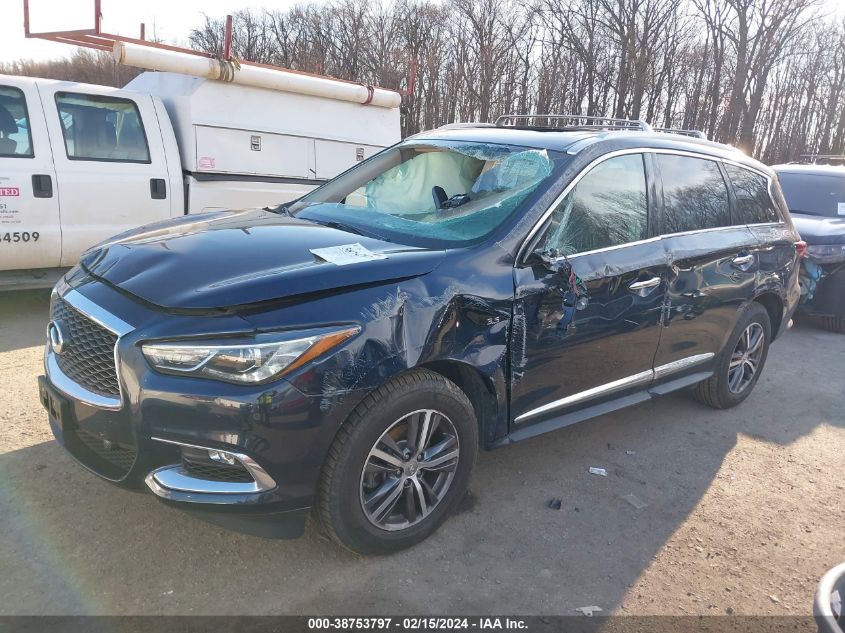 2019 Infiniti Qx60 Luxe VIN: 5N1DL0MMXKC523416 Lot: 38753797