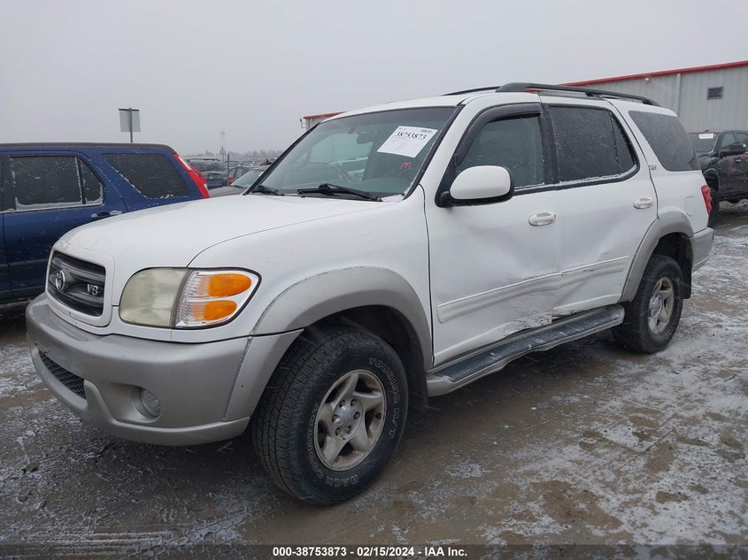 2002 Toyota Sequoia Sr5 V8 VIN: 5TDBT44A42S084754 Lot: 38753873