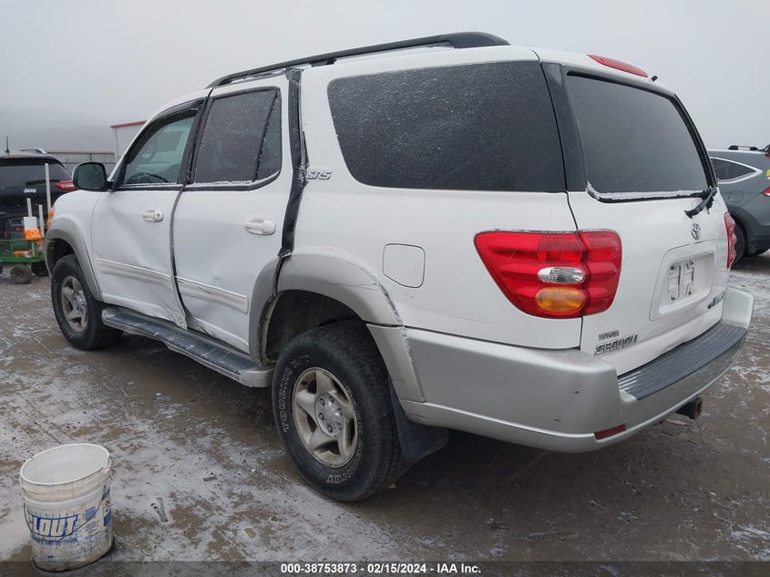 2002 Toyota Sequoia Sr5 V8 VIN: 5TDBT44A42S084754 Lot: 38753873