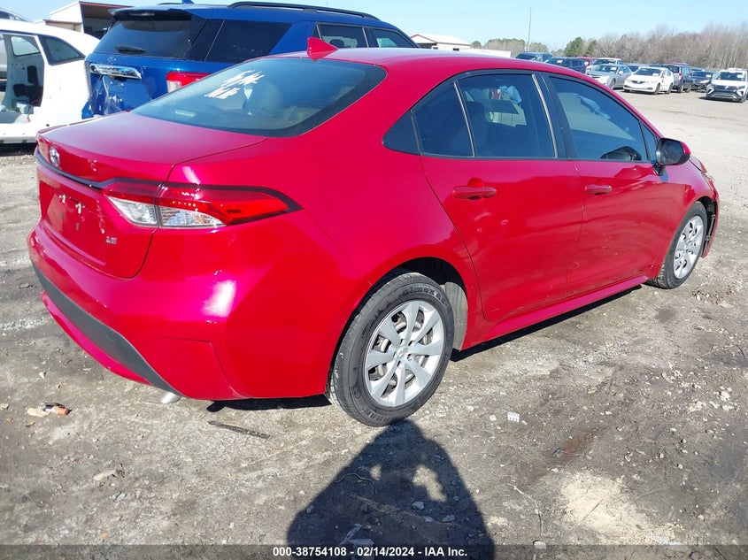 VIN JTDEPRAE6LJ098191 2020 TOYOTA COROLLA LE