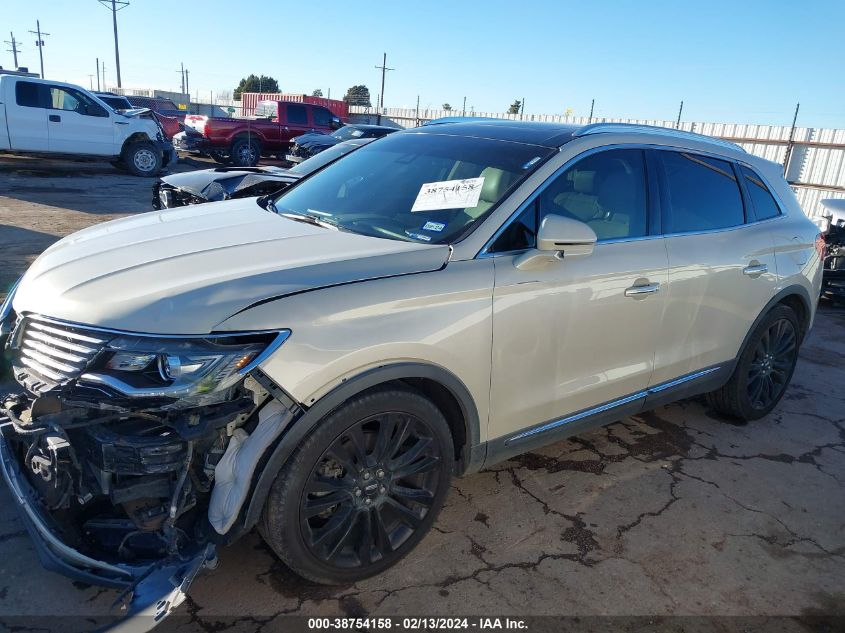 2016 Lincoln Mkx Reserve VIN: 2LMTJ6LR6GBL22884 Lot: 38754158