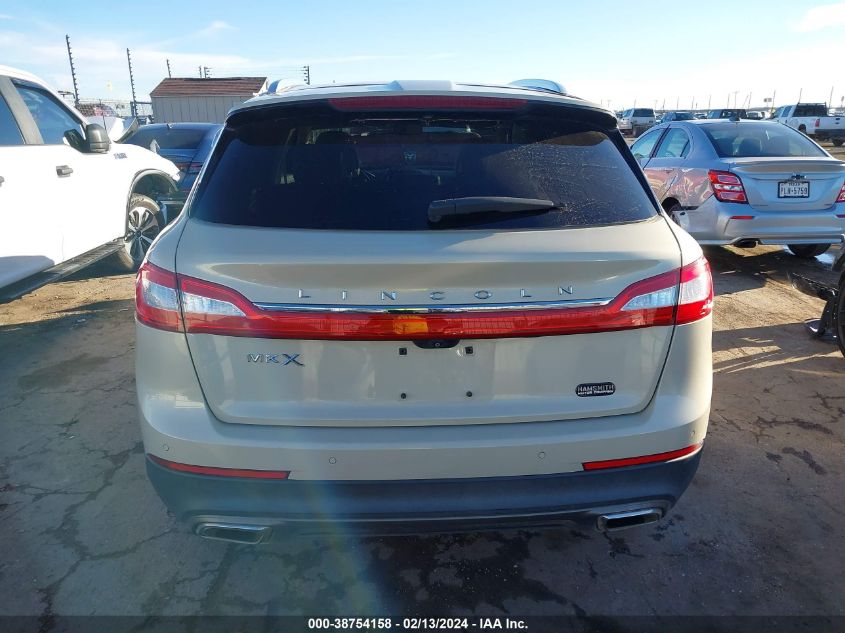 2016 Lincoln Mkx Reserve VIN: 2LMTJ6LR6GBL22884 Lot: 38754158