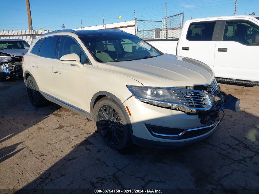 2016 Lincoln Mkx Reserve VIN: 2LMTJ6LR6GBL22884 Lot: 38754158