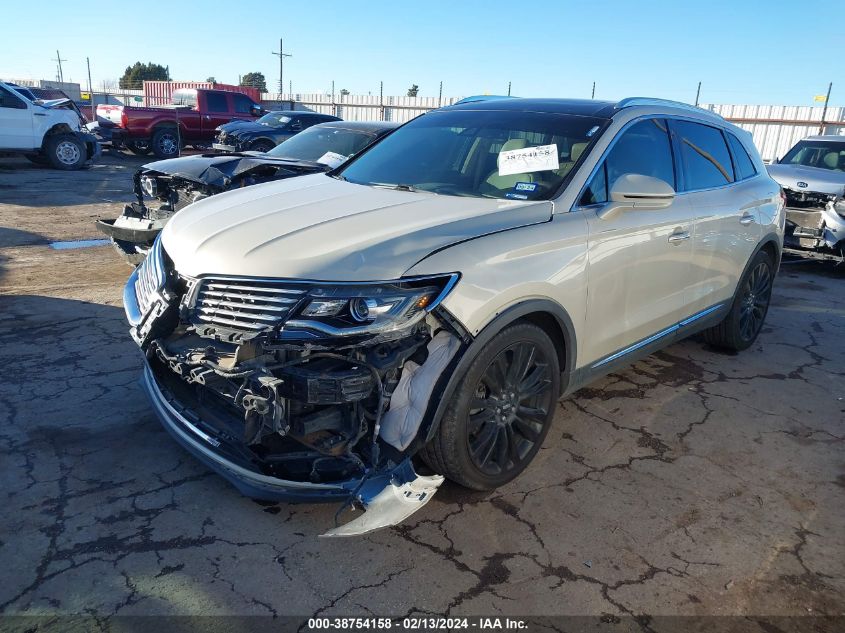 2016 Lincoln Mkx Reserve VIN: 2LMTJ6LR6GBL22884 Lot: 38754158