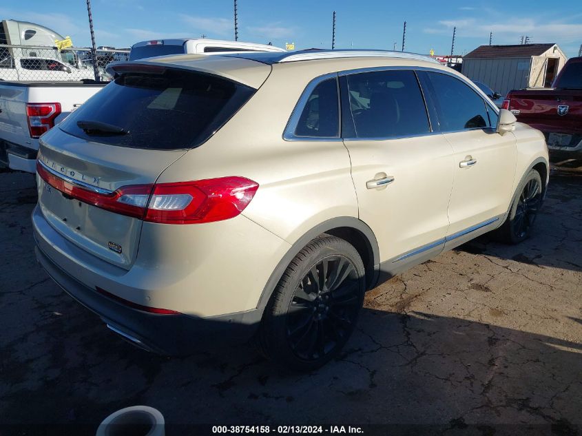 2016 Lincoln Mkx Reserve VIN: 2LMTJ6LR6GBL22884 Lot: 38754158