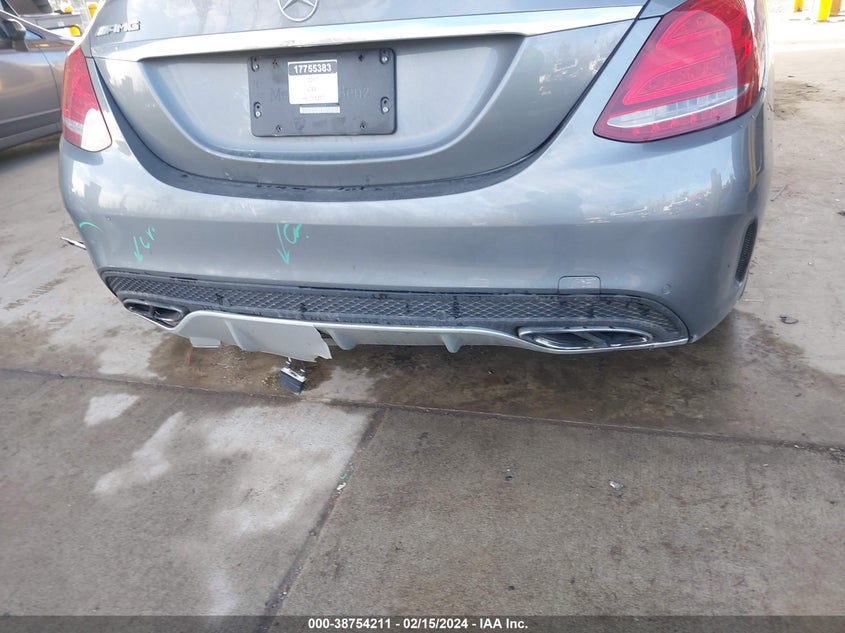 VIN 55SWF6EB2HU211217 2017 MERCEDES-BENZ AMG C 43 4MATIC