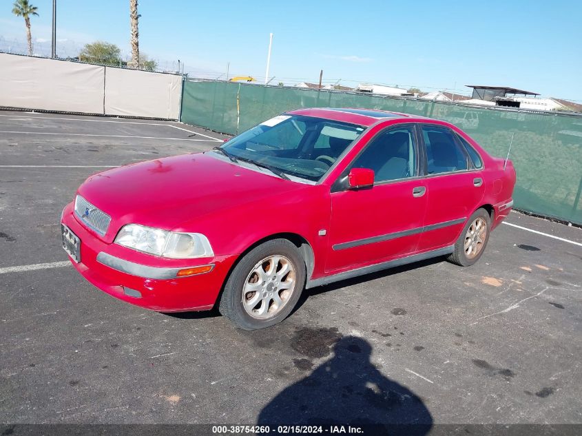 2001 Volvo S40 A/Sport Edition VIN: YV1VS29501F751019 Lot: 38754260