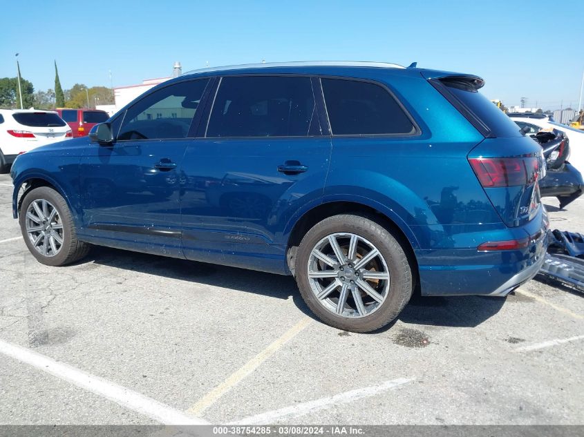 2018 Audi Q7 2.0T Premium VIN: WA1LHAF7XJD039988 Lot: 38754285